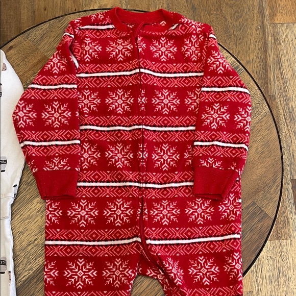 Two Way Zip Fleece Footie Pajamas - Picture 2 of 6